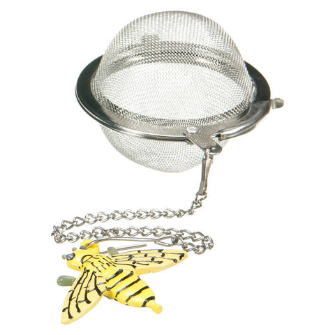 2" MESH BALL INFUSER WITH DECORATIVE FOB (ASSORTED)