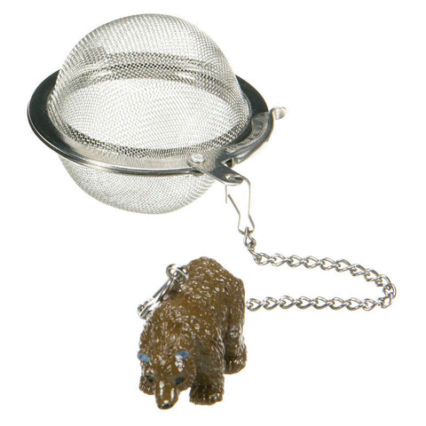 2" MESH BALL INFUSER WITH DECORATIVE FOB (ASSORTED)