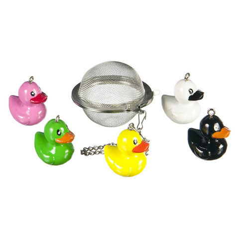 2" MESH BALL INFUSER WITH DECORATIVE FOB (ASSORTED)