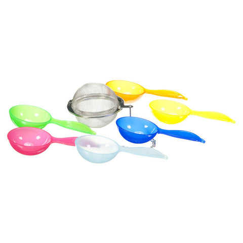 2" MESH BALL INFUSER WITH DECORATIVE FOB (ASSORTED)