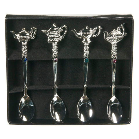 Will N Kate Jewelled Silver Teaspoons